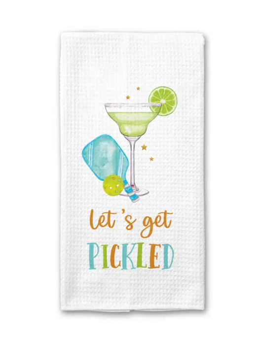 "Let's Get Pickled" Dish Towel